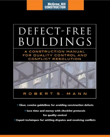 Cover of Defect-Free Buildings