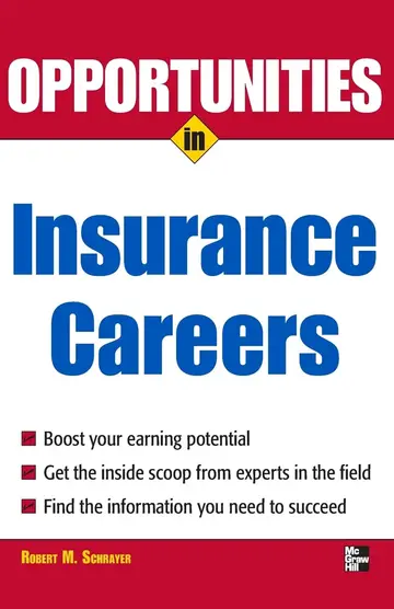 Cover of Opportunities in Insurance Careers