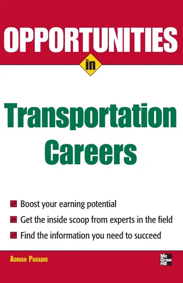 Cover of Opportunities in Transportation Careers
