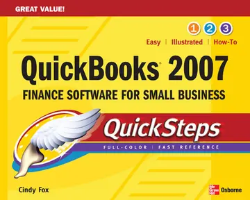 Cover of Quickbooks 2007 Finance Software for SMall Business