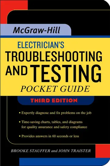 Cover of Electrician's Troubleshooting and Testing Pocket Guide, Third Edition
