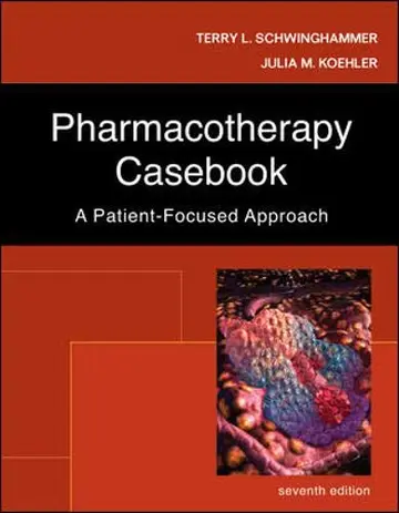 Cover of Pharmacotherapy Casebook