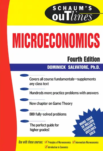 Cover of Schaum's Outline of Microeconomics