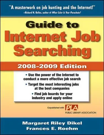 Cover of Guide to Internet Job Searching 2008-2009