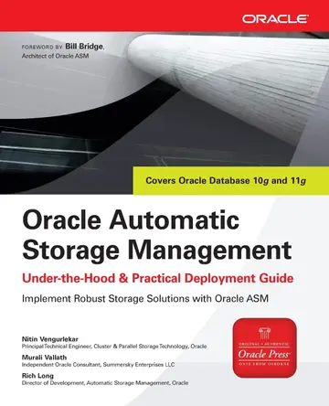 Cover of Oracle Automatic Storage Management