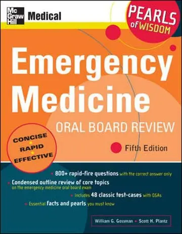 Cover of Emergency Medicine Oral Board Review