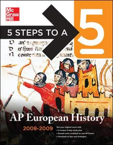Cover of 5 Steps to a 5 AP European History, 2008-2009 Edition