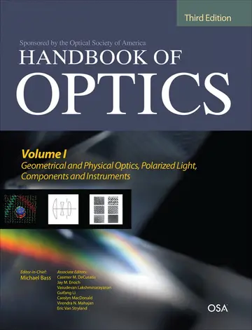 Cover of Handbook of Optics