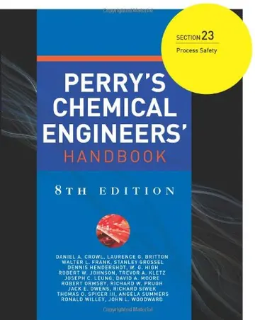 Cover of Perry's Chemical Engineers' Handbook 8/E Section 23
