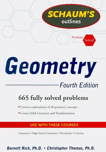 Cover of Schaum's Outline of Geometry, 4ed