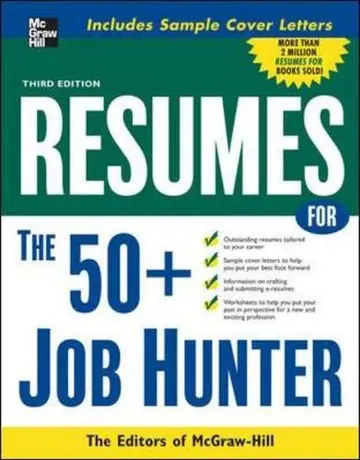 Cover of Resumes for 50+ Job Hunters