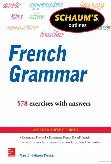 Cover of Schaum's Outline of French Grammar, 5ed