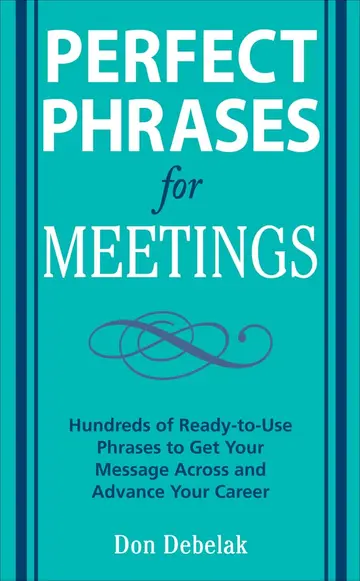 Cover of Perfect Phrases for Meetings