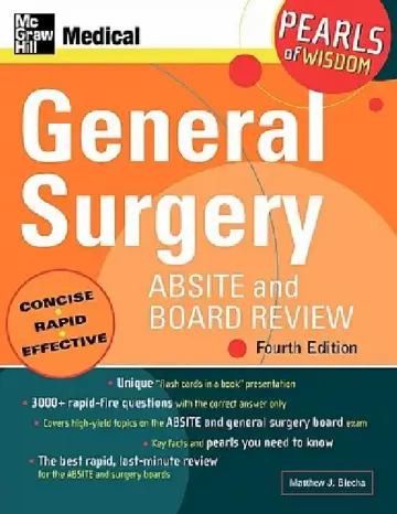 Cover of General Surgery Absite and Board Review