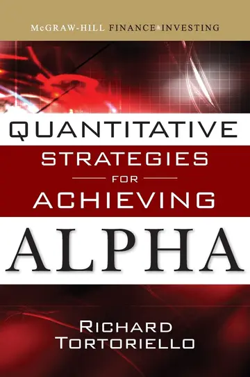 Cover of Quantitative Strategies for Achieving Alpha