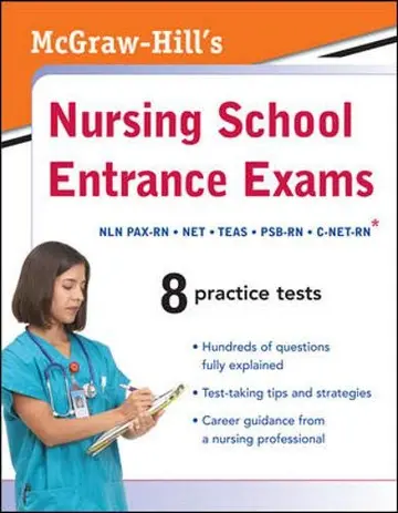 Cover of McGraw-Hill's Nursing School Entrance Exams