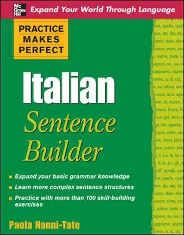 Cover of Italian Sentence Builder