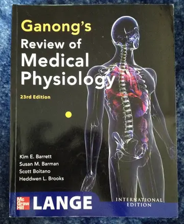 Cover of Ganong's Review of Medical Physiology, 23rd Edition