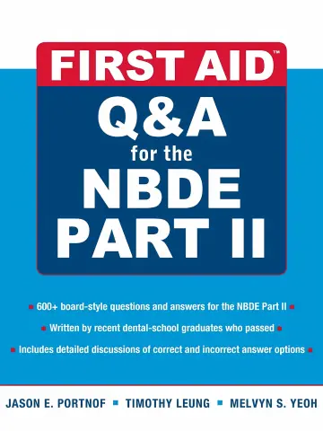 Cover of First Aid Q&A for the NBDE Part II