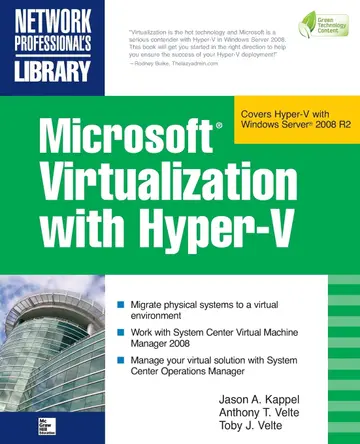 Cover of Microsoft Virtualization with Hyper-V