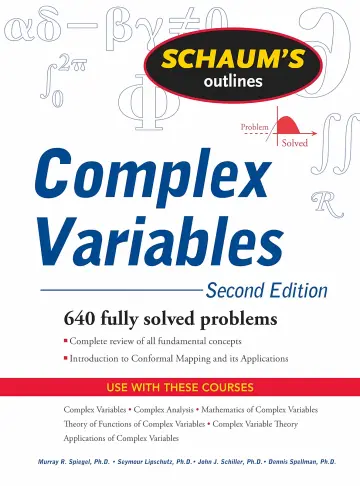 Cover of Schaum's Outline of Complex Variables, 2ed