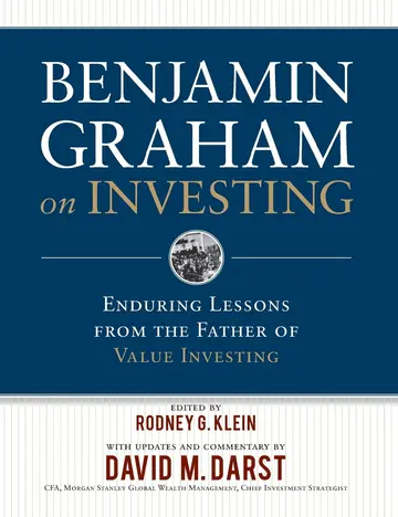 Cover of Benjamin Graham on Investing