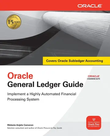Cover of Oracle General Ledger Guide