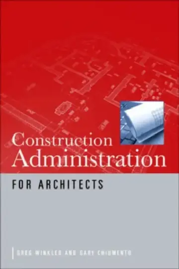 Cover of Construction Administration for Architects