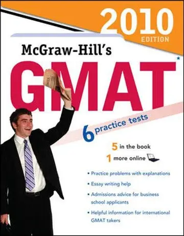 Cover of McGraw-Hill's GMAT, 2010 Edition