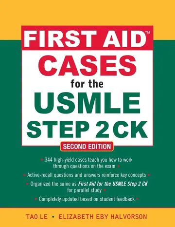 Cover of First Aid Cases for the USMLE Step 2 CK