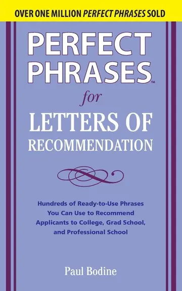 Cover of Perfect Phrases for Letters of Recommendation