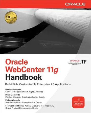 Cover of Oracle WebCenter 11g Handbook