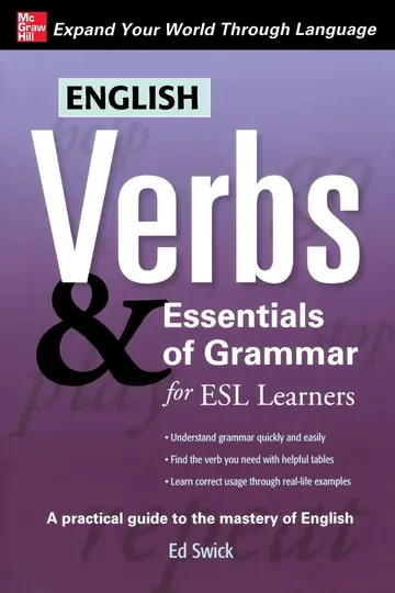 Cover of English Verbs & Essentials of Grammar for ESL Learners
