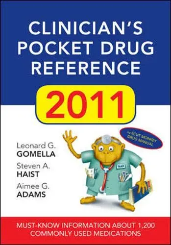 Cover of Clinician's Pocket Drug Reference 2011