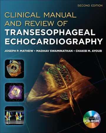 Cover of Clinical Manual and Review of Transesophageal Echocardiography