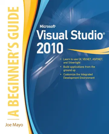 Cover of Microsoft Visual Studio 2010