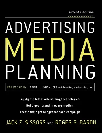 Cover of Advertising Media Planning, Seventh Edition