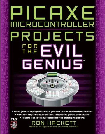 Cover of PICAXE Microcontroller Projects for the Evil Genius