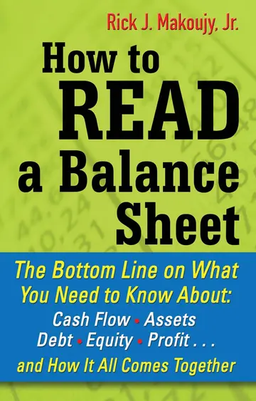 Cover of How to Read a Balance Sheet