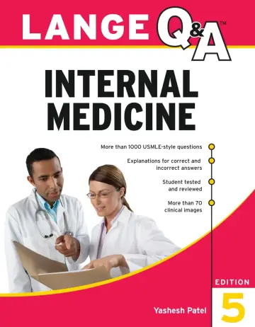 Cover of Lange Q&A Internal Medicine, 5th Edition