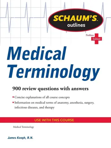 Cover of Schaum's Outline of Medical Terminology