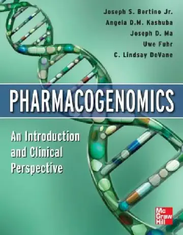 Cover of Pharmacogenomics an Introduction and Clinical Perspective