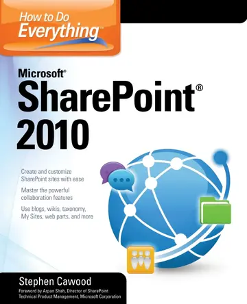 Cover of How to Do Everything Microsoft SharePoint 2010