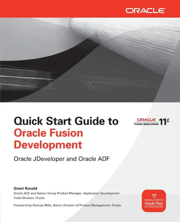 Cover of Quick Start Guide to Oracle Fusion Development