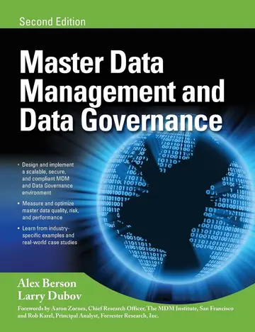 Cover of Master Data Management and Data Governance, 2/E