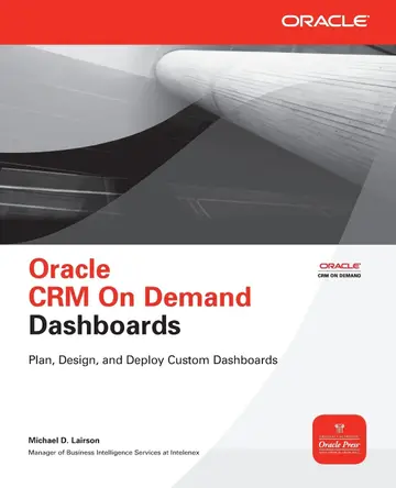 Cover of Oracle CRM on Demand Dashboards