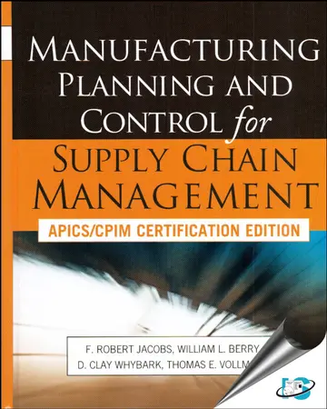 Cover of Manufacturing Planning and Control for Supply Chain Management