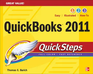 Cover of Quickbooks 2011 Quicksteps