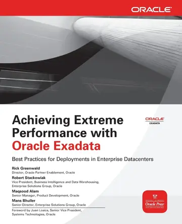 Cover of Achieving Extreme Performance with Oracle Exadata