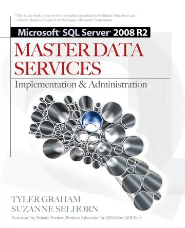 Cover of Microsoft SQL Server 2008 R2 Master Data Services